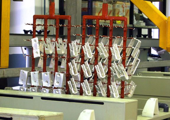 Galvanic line, silver coating tanks