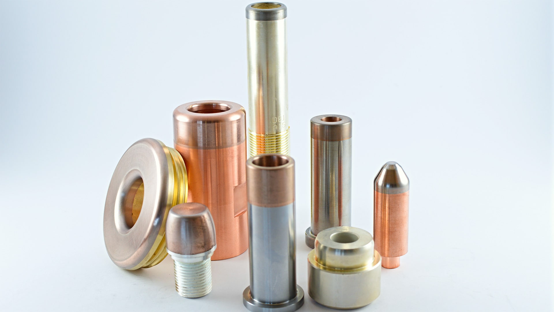 Copper and tungsten-copper electrical contacts