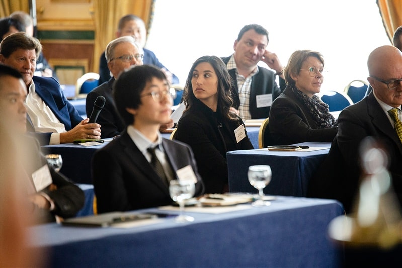 Audience at the Regina Palace Hotel