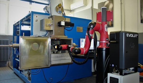 A Sawyer Robot supporting Celsia Electron Beam Welding